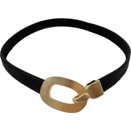 Baroque Vintage Wide Black Necklaces For Woman Elegent Necklace Pendants Simple Chokers Collar Fashion Jewelry Collier Femme