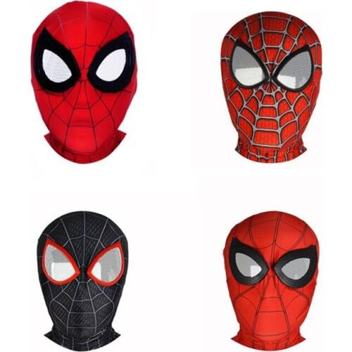 Halloween Performance Stage Children Adult Cosplay Anime Spide Mask Glasses Hood Headgear Mask