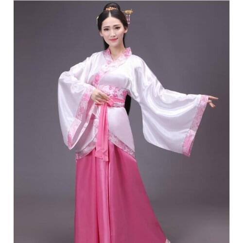 Women Dance Costume Chinese Folk Dance Ancient Hanfu Ancient dress