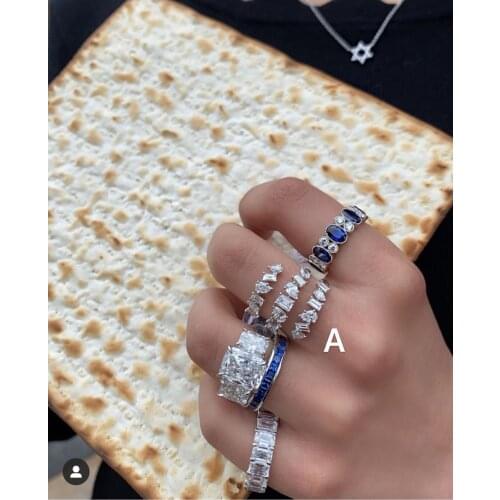 JankellyTrendy Famous Luxury Leaf Design Rings For Women Wedding Cubic Zircon Engagement Dubai Naija Bridal Finger Ring R-285