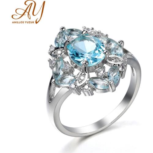 Anillos Yuzuk Silver 925 Jewelry Ring Ruby Gemstone Rings for Women Genuine 925 Sterling Silver Female Jewelry Ring