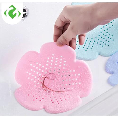 1Pc flower Sewer Outfall Strainer Bathroom Sink Filter Anti-blocking Floor Drain Hair Stopper Catcher Kitchen Bathroom Accessori