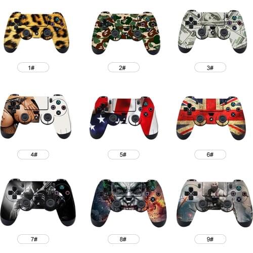1PC Skin Controller Cases Game Protective Case Cover for PS4 9 Different Kinds Skin Cover for PlayStation 4 Controller