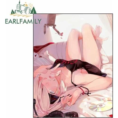 EARLFAMILY 13cm x 9.9cm For Anime Body for Car Decal Windshield Car Stickers Air Conditioner Creative Vinyl Material Decoration