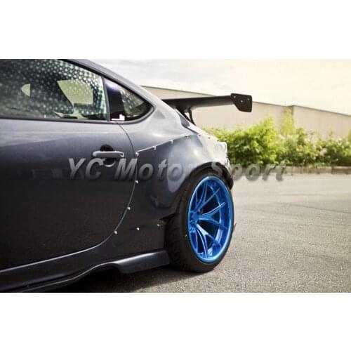 Car Accessories Carbon Fiber GRD X RB Ver.1 Style Rear Fender Cover Fit For GT86 FT86 ZN6 FRS BRZ ZC6 Car-styling