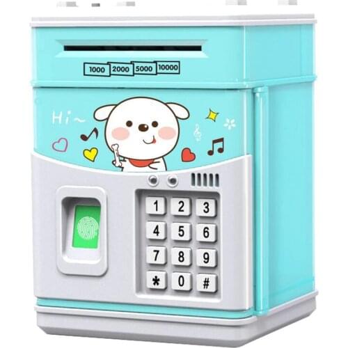 Large Piggy Bank Safe ATM Bank Saving Box Music Money Box Electronic Piggy bank Cat Paper Money Cash Coin Bank