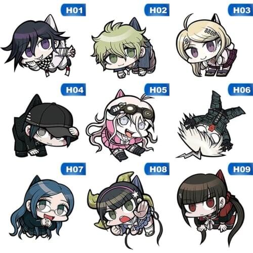 Anime Game Danganronpa V3 Cartoon Keychain Figure Acrylic Double Sided Transparent Pendant Best Friend Jewelry Fans Gift