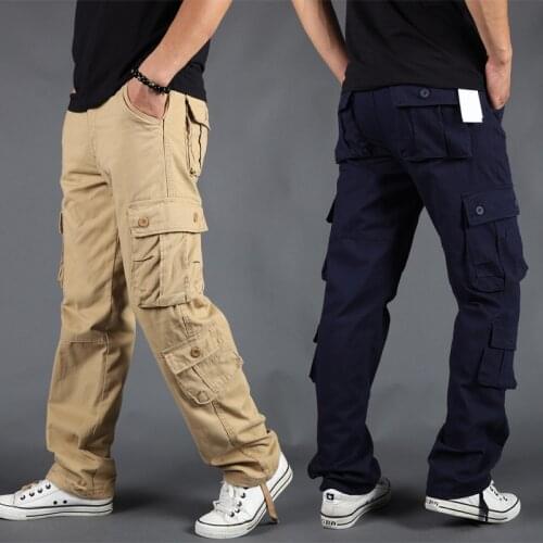 Side Zipper Pockets Cargo Harem Joggers Pants Men 2021 Tactical Casual Harajuku Streetwear Sweatpant Trousers Male Pants baggy