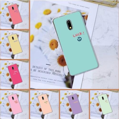 Back Cover For Nokia 8 6 5 3 2 1 Plus Pink Quote Simple Phone Case Silicone For Nokia X71 X6 7 Plus Nokia2 Nokia3 Nokia5 Nokia6