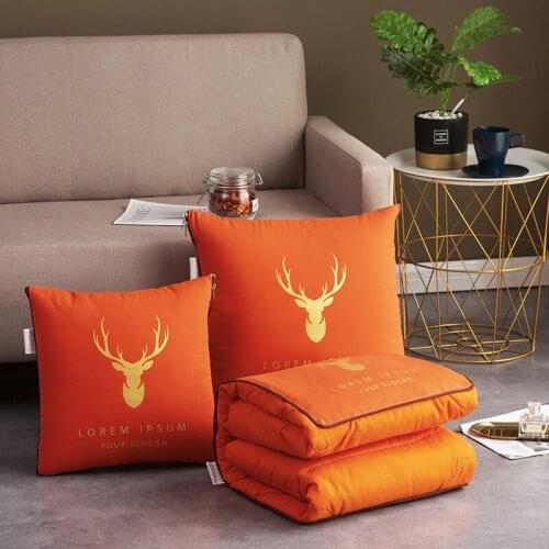 Throw Pillow Cotton Canvas Multifunctional Ring Bearer Pillow Dual-use Quilt Sofa Bedroom Cushion Air Pregnancy Pillow