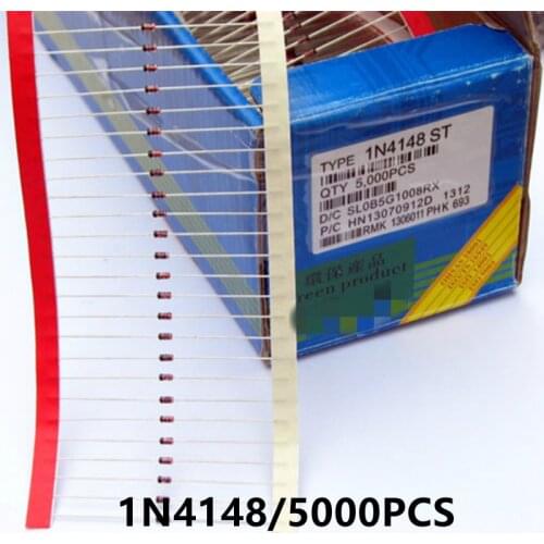 IN4148 1N4148 In-line switching diode brand new Taping straight plug DO-35 5000PCS in a box