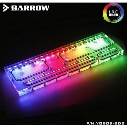 Barrow PC water cooling waterway plate channel integrated board for IN WIN 909 case LRC2.0 YG909-SDB