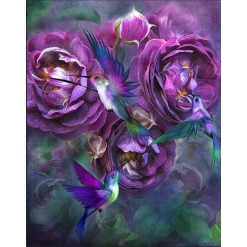 LaoJieYuan flowers diamond embroidery full square cross stitch pebble round 5d diamond painting full drill