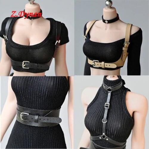 1/6 Scale Mini Belt Body Restraint Strap Belt Girdle for 12inch Female Jiaou TBLeague Body Action Figure Clothes Accessory
