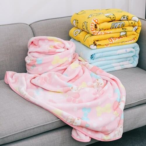 Cartoon Flannel Blanket Duffy Melody Blanket Japanese Blanket Bedspread Thicken Plush Cover for Bed Sofa Home decor Dropship