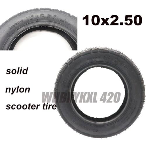 10x2.50 TUOVT Inflatable non-slip rear-resistant nylon tires scooter tires suitable for 10 inch electric motor scooter