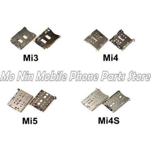 New SIM Card Reader Connector Junctor Socket Holder Slot for Xiaomi Mi3 Mi4 Mi4S Mi5 Replacement Parts