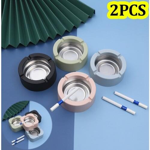 1/2PCS Cigar Ashtray Smoking Ashtray For Smoking Cigarette Cigar for home office accessories