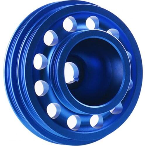 55%HOT Belt Crank Pulley Rotatable Sturdy Professional Crank Shaft Belt Drive Pulley for Honda Civic SOHC D16 92-95