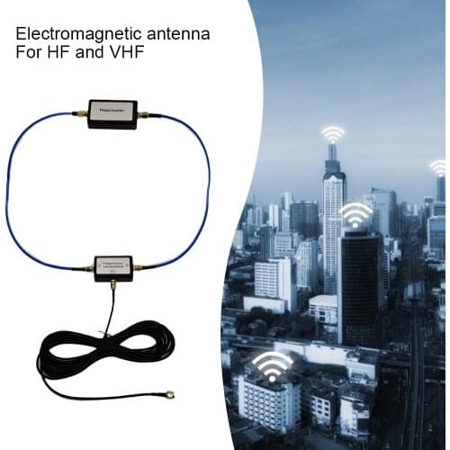 YouLoop Portable Passive Magnetic Loop Antenna with Low Loss Broadband BALUN Booster Splitter Home Tv Equipments