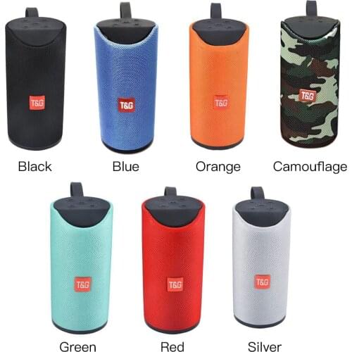 TG113 Hifi Portable Speaker Waterproof Wireless Bluetooth Column Bass Hifi Soundbar Surround Subwoofer Support Usb Aux Fm Radio