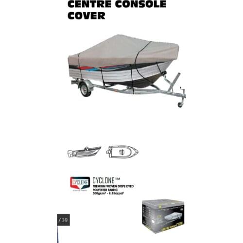 Marine Boat Yacht Southocean Grey Centre Console Cover Cyclone Woven Polyester Fabric 300g/m2-9 oz/yd2 MA 204