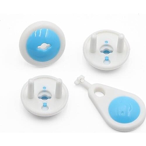 Protection 6 Pcs Russian EU European Euro Security Child Electric Socket Outlet Plug Two Phase Safe Lock Cover Baby Kids Safety