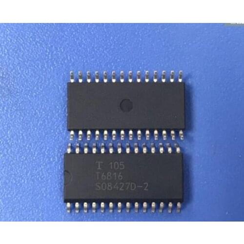 T6816 SOP28 new spot with serial input control 40 V double hex output driver 6816