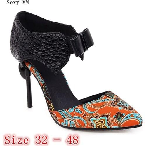 Women High Heels Pumps High Heel Shoes Stiletto Woman Party Shoes Kitten Heels Plus Size 32 33 - 40 41 42 43 44 45 46 47 48