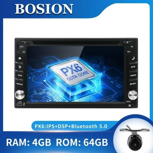 Bosion Android 10.0 Universal 2 Din Car Radio Multimedia Player Dvd Autoradio Stereo Head unit GPS Navigation Car DVD Palyer DSP