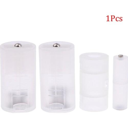 1Pcs AAA To AA/AA To C/D Battery Combination Adaptor Case Storage Box Converter