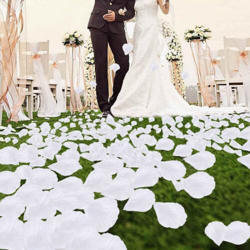 300PCS Fake Flowers Girl Toss Silk Rose Petals Artificial Rose Wedding Decoration Confetti Accessories Valentine Gift Box Filler