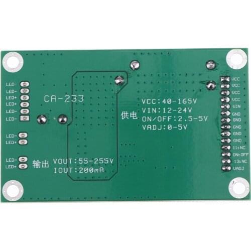 32-60 Inch LED TV Backlight Constant Current Driver Board 55V-255V Output