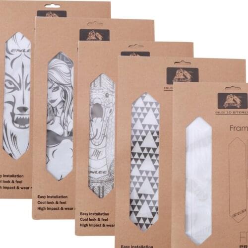 3D MTB Mountain Bike Frame Protection Sticker Scratch-Resistant Removeable Protector Sticker Road Bicycle Paster Guard Cover