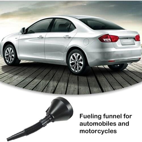 Car Thickened Oil Bucket Motorcycle Refueling Filter Funnel Plus Gasoline Fuel Filter Plastic Funnel Refueling With Filter