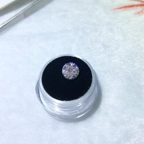 D VVS Moissanite Diamonds Wholesale Price Colorless Synthetic Moissanite Round Brilliant Cut Moissanite 8 Hearts and Arrows