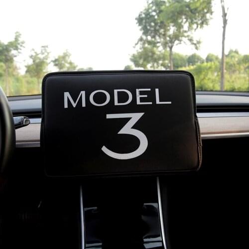 For Tesla Model 3 17-21 Car Navigation Screen Sunshade Protector Screen Dust Cover