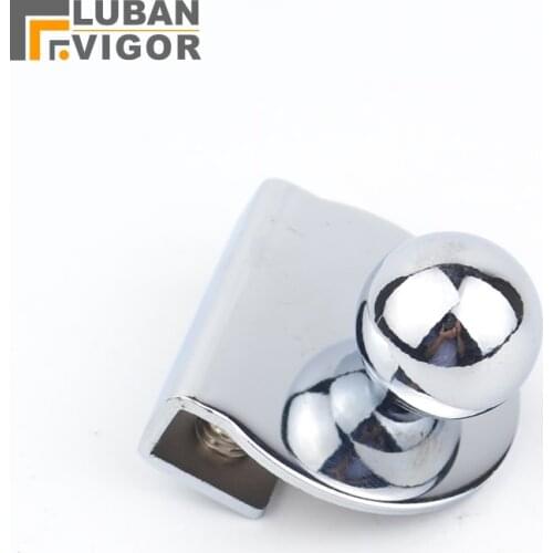Round ball Free punching Glass door Handle/clamp/clips,For glass 5-8mm,Showcase Furniture glass cabinets