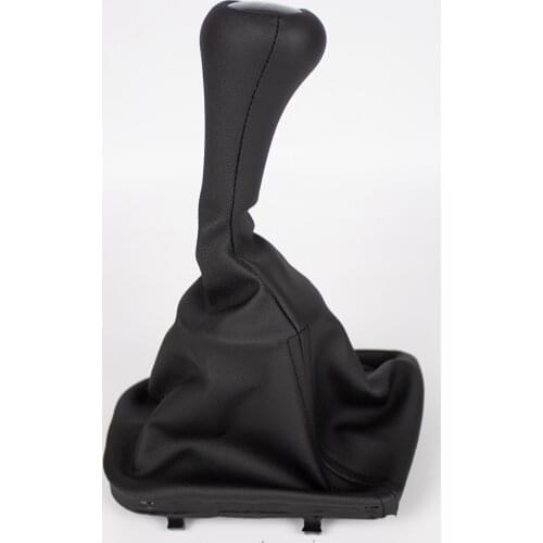 Black Leather 5 Speed Illuminated Gear knob and Gaiter For BMW E-46