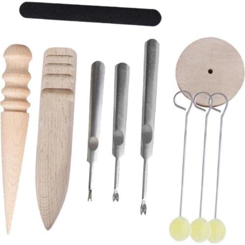 Leathercraft Tools Kit Wood Stitching Edge Beveler Edger DIY Leather Craft Set
