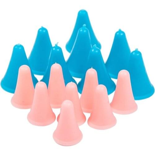 16pcs/set Needle Cap Soft Silicon Mix Color Knitting Needles Cover Knitting Tools Crochet Hooks Anti Slip Sewing Accessories