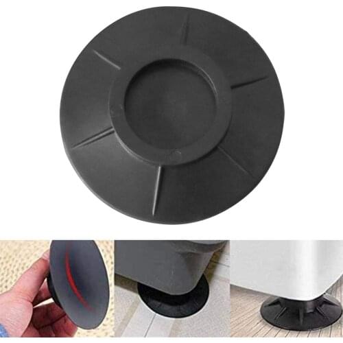 Floor Mat Washing Machine Feet Pads Non Slip Shock Proof Furniture Elasticity Black Rubber Protectors