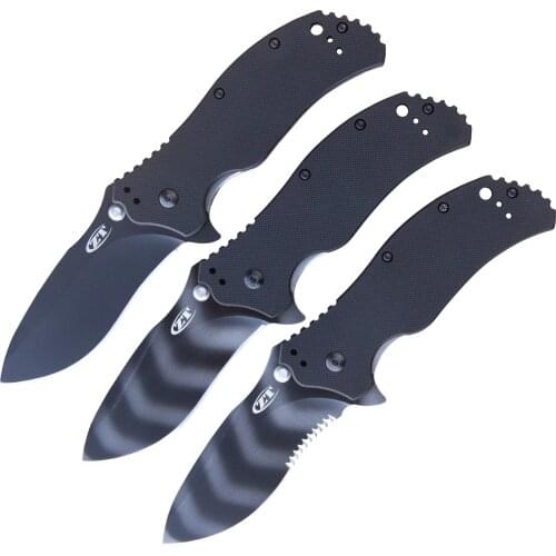 New Zero Tolerance ZT0350 pocket knife steel + G10 handle Tactical Ball Bearing Folding Knife Outdoor Camping EDC Tool Knife