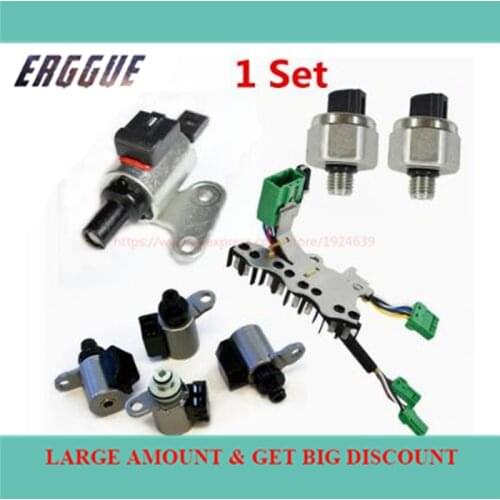Original Tested CVT Transmission Solenoids Kit For CVT JF011E/RE0F10A/F1CJA Valve Body Soelnoid w/2 Sensor 4 cylinder
