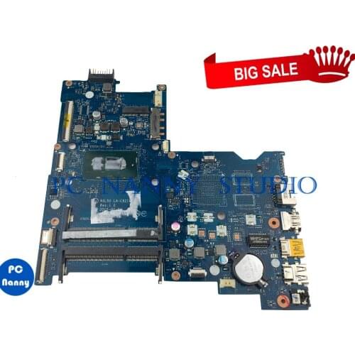 PC NANNY FOR HP 15-AC Laptop motherboard LA-C921P I7-6500U SR2EZ DDR3L tested