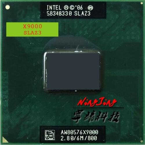 Intel Core 2 Extreme X9000 SLAQJ SLAZ3 2.8 GHz Dual-Core Dual-Thread CPU Processor 6M 44W Socket P