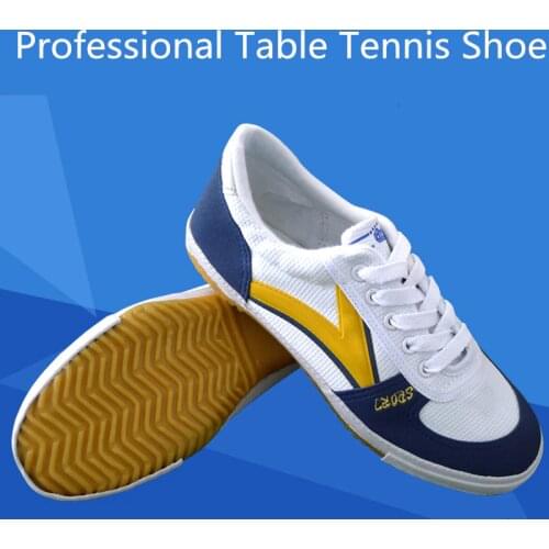 Professional Table Tennis Sneakers High-end Ping Pong Shoe Shock Absorption Antiski for Badminton Training L2139SPB
