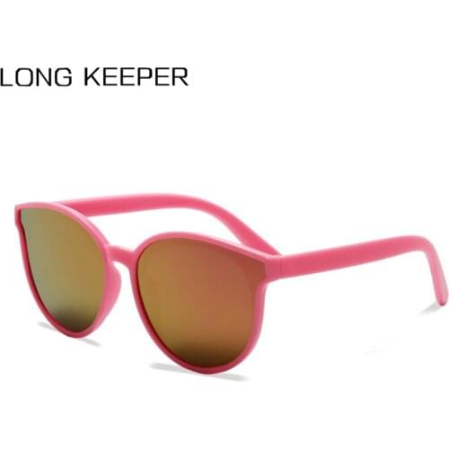 2020 New Childrens Sunglasses Kids Fashion Cat Eye Sun Glasses Baby Boys Girls Cute Round Eyeglasses UV400 Shades Oculos De Sol