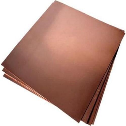 Red copper foil solid sheet, plate 1 mm thick 100x100mm all sizes in stock DIY hardware