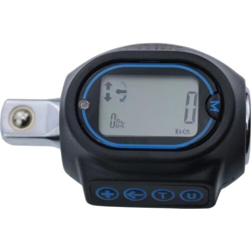 TW Fanyaa Digital 1/2" 1/4" 3/8" Adjustable Torque Wrench Measurement Adapter Spark Plug Bicycle KG Torque Gauge Tester Meter